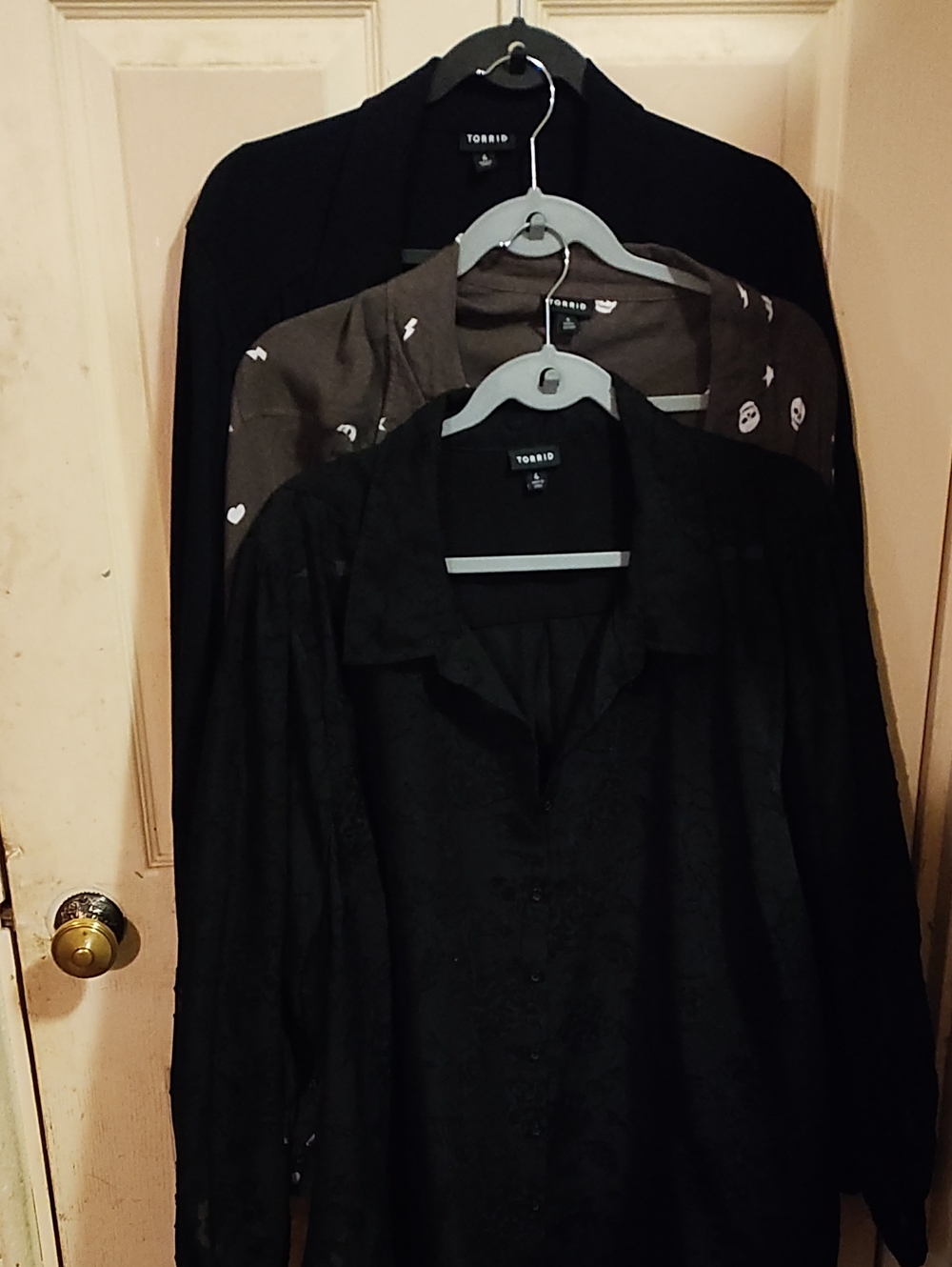 Torrid button up blouse set of 3